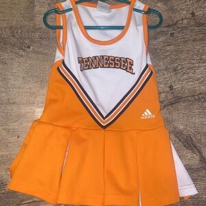 Tennessee orange cheerleading uniform